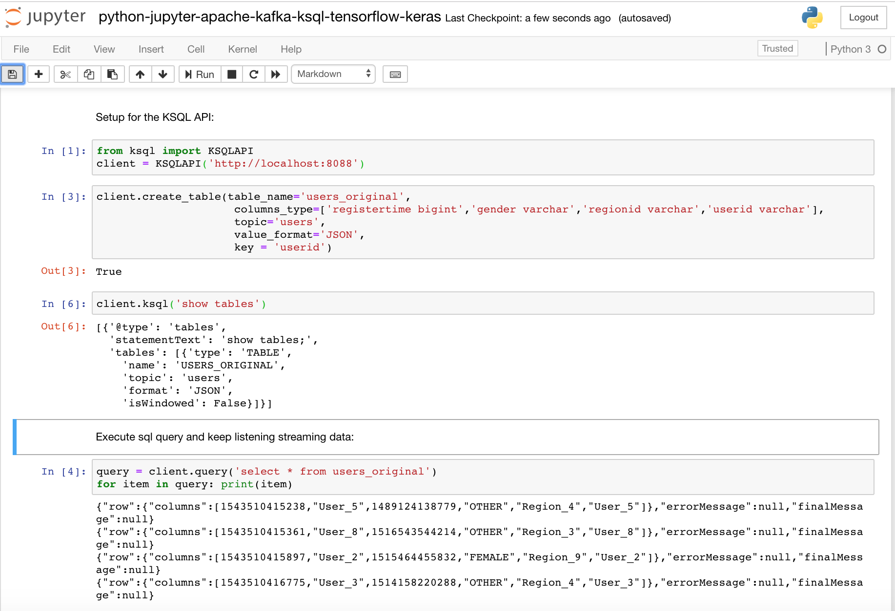 Kai Waehner » Blog Archive Apache Kafka + KSQL + TensorFlow for Data ...