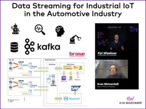 Data Streaming with Apache Kafka for Industrial IoT in the Automotive Industry at Brose