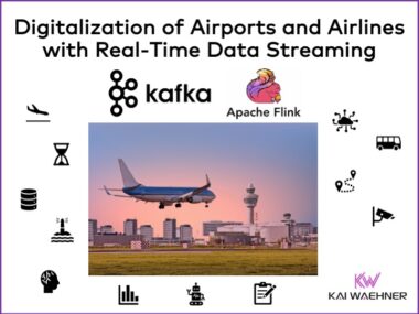 Airport and Airlines Digitalization with Data Streaming using Apache Kafka and Flink