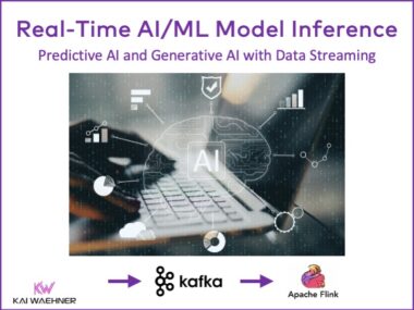 Real-Time AI ML Model Inference Predictive AI and Generative AI with Data Streaming using Apache Kafka and Flink