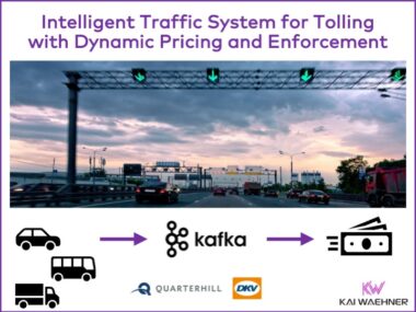 Intelligent Traffic System for Tolling with Dynamic Pricing and Enforcement with Apache Kafka