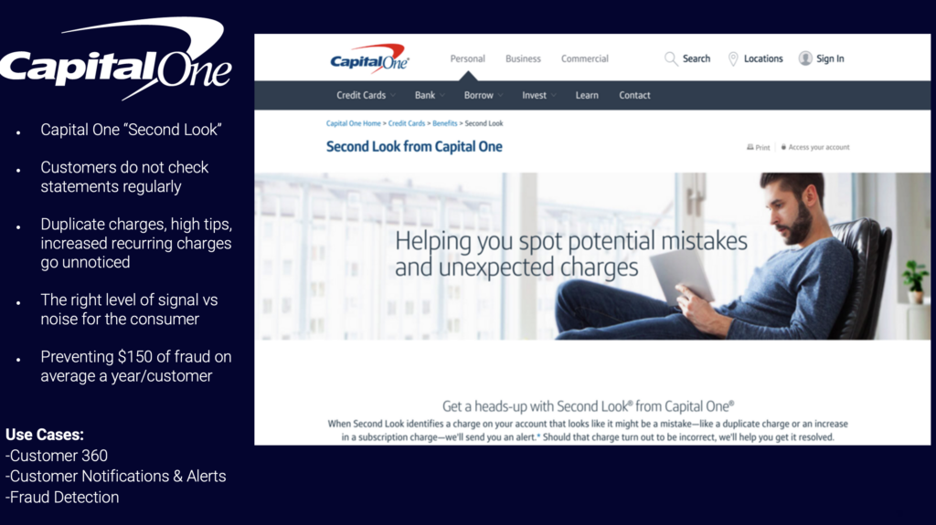 Predictive AI for Fraud Detection and Prevention at Capital One Bank with Data Streaming