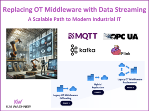 Replacing OT Middleware with Data Streaming using Kafka and Flink for Cloud-Native Industrial IoT with MQTT and OPC-UA